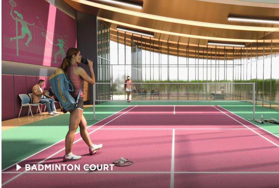 Badminton-Court